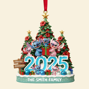Aliens Family Personalized Gifts For Family Christmas Ornament 04patn161025