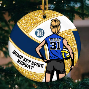 Personalized Gifts For Volleyball Players Ornament 01HUDT291024TM-Homacus