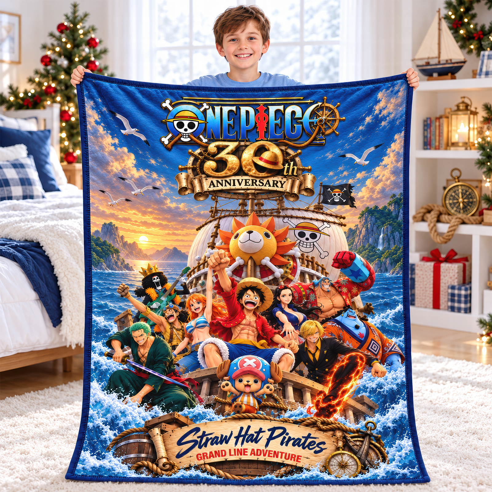 30 Years of Epic Voyages Blanket - Personalized Anniversary Gifts 05TTQN101026-Homacus