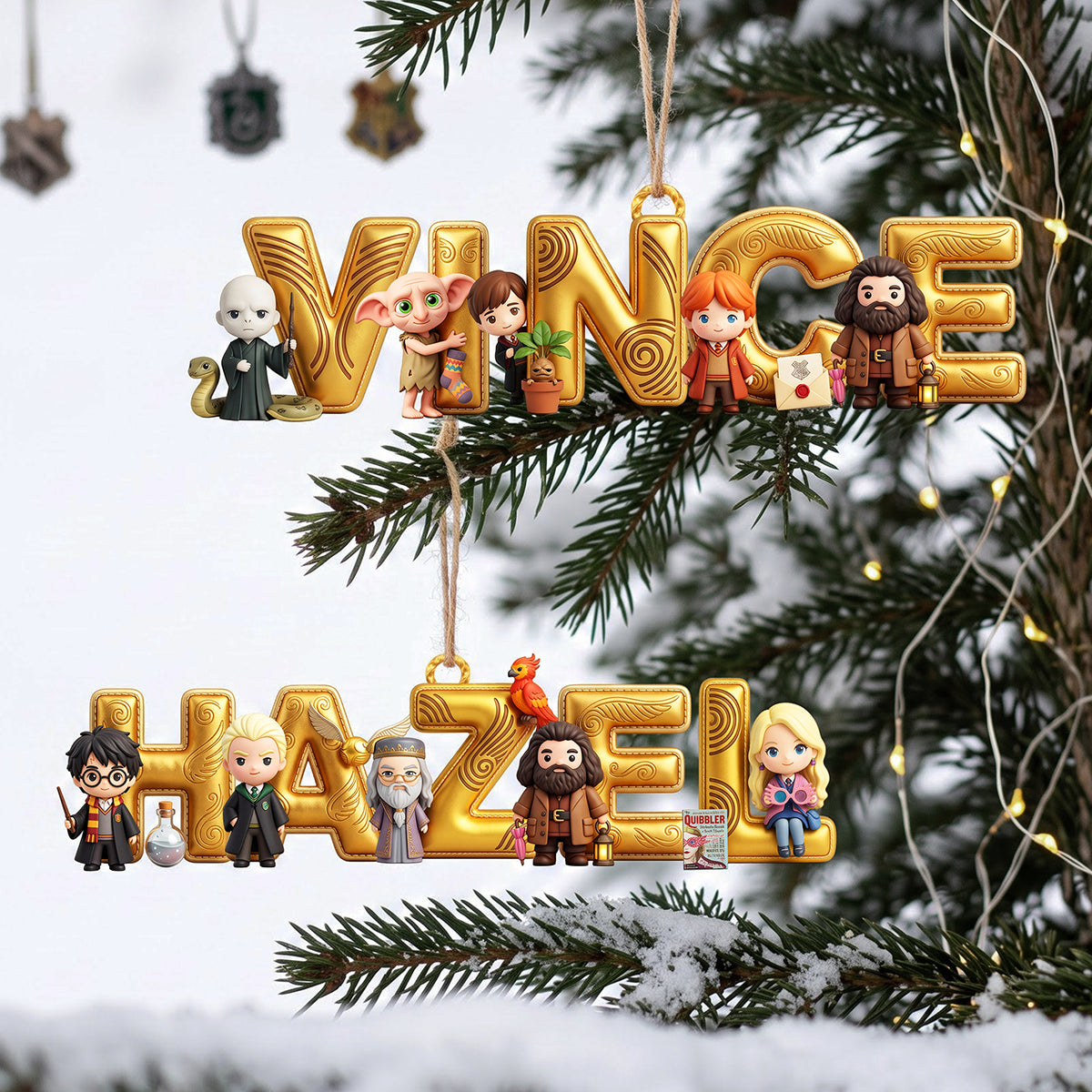 Fantastical Journey Alphabet Christmas Acrylic Ornament - Personalized Christmas Gifts 04pata091026-Homacus