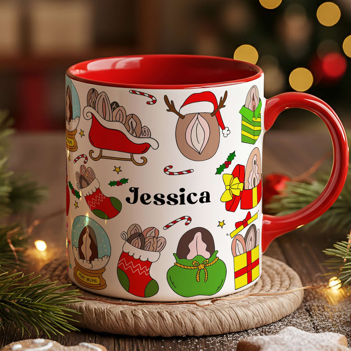 Merry Mischief Accent Mug - Personalized Gifts For Her 03LALU271025-Homacus