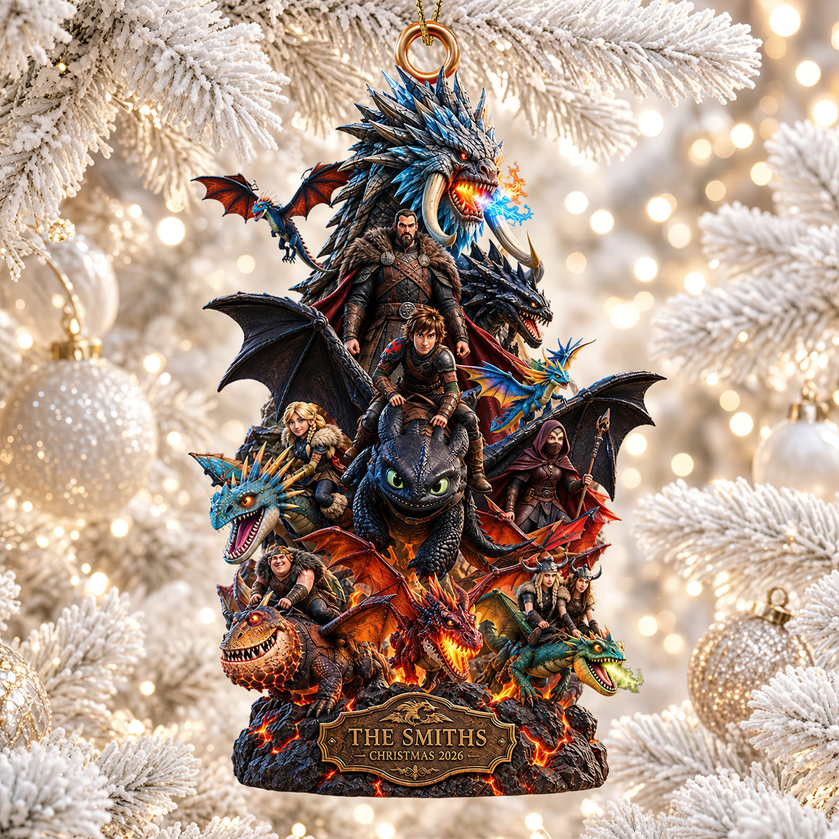 Legendary Creatures Trainer Ornament - Personalized Gifts For Christmas Ornament 03TTDT170926