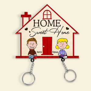 Personalized Gifts For Couple Key Holder Sweet Home 03OHDT161224HH-Homacus