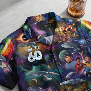 Cosmic Voyagers 60th Anniversary Hawaiian Shirt Personalized Gifts 02qhlu100626-Homacus