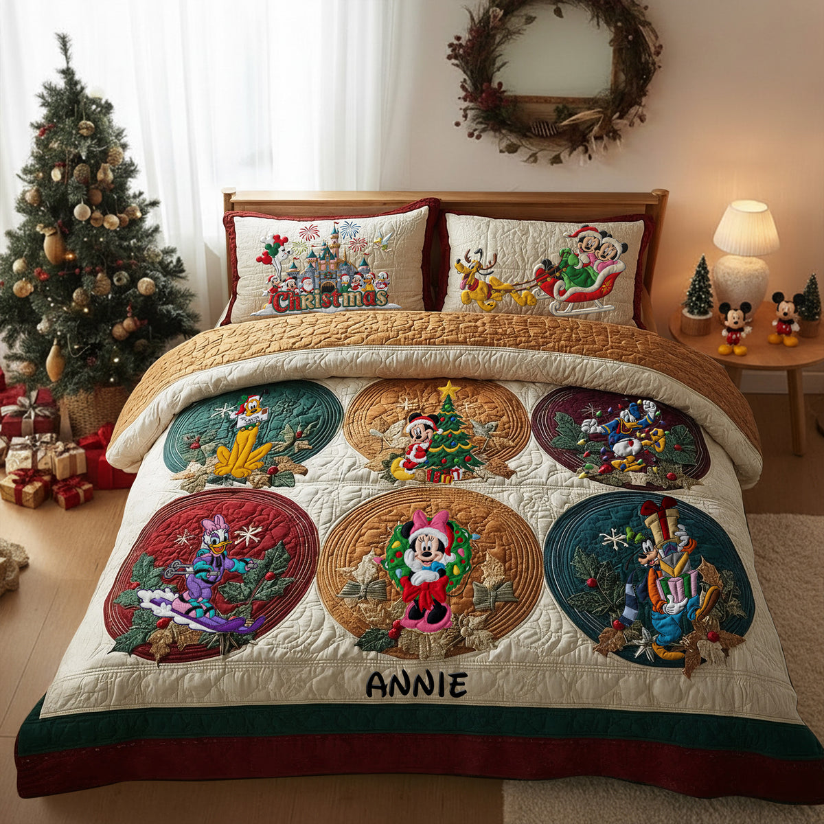 Jolly Christmas Gang Quilt Bed Set - Personalized Gifts For Fans 07QHLU021025-Homacus