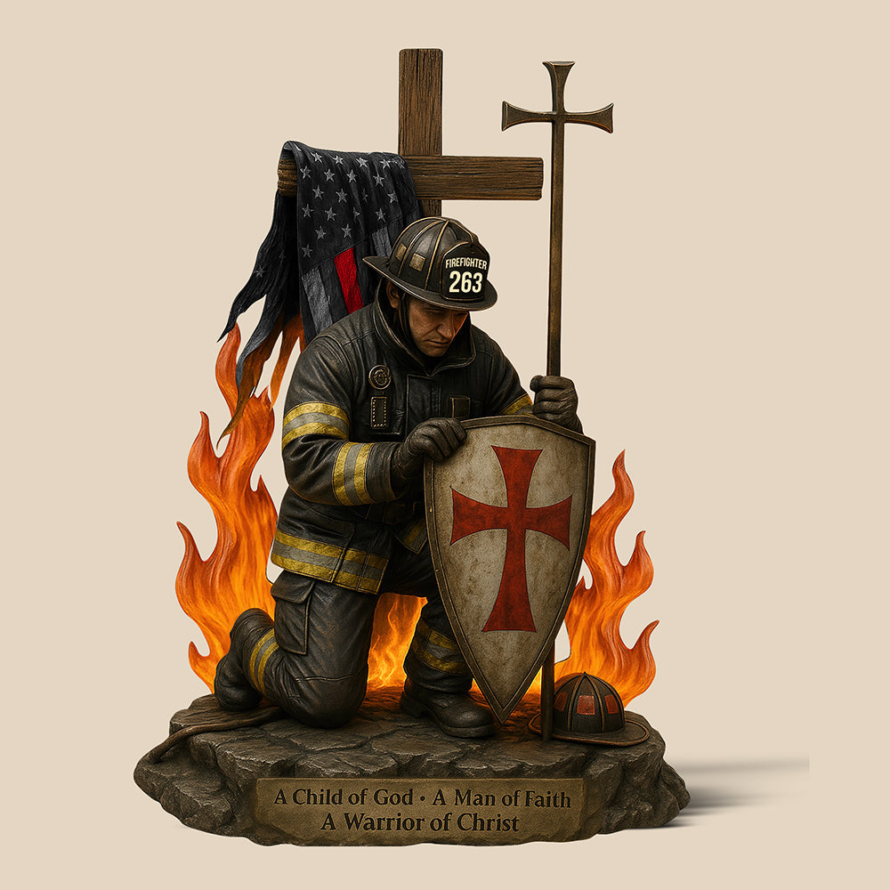 Knight Templar Acrylic Plaque - Personalized Gifts For Firefighter 01qhqn190525-Homacus