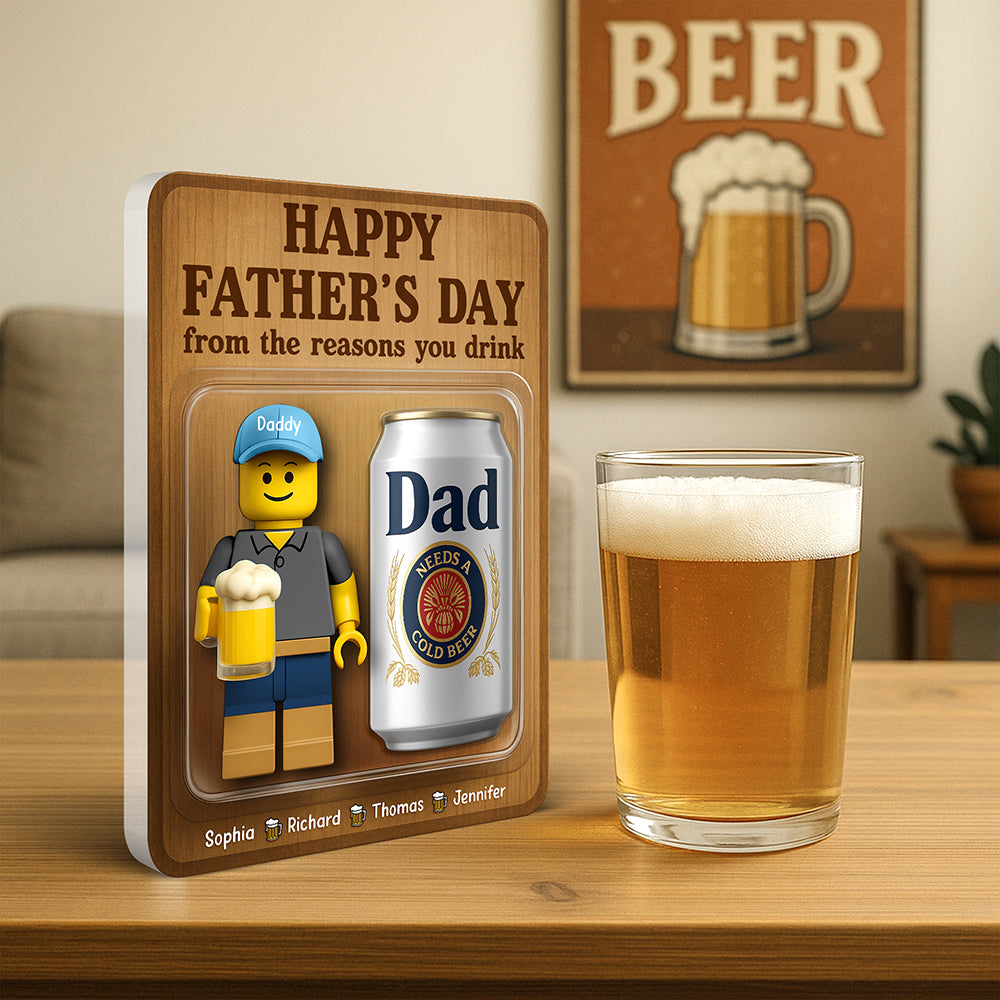 Best Dad Ever Reward Acrylic Plaque - Personalized Gifts For Father 01NAQN260425-Homacus