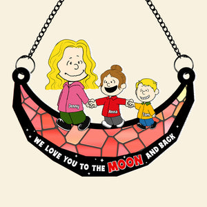 Personalized Gifts For Mom Suncatcher Window Hanging Ornament 01natn260424da Mother's Day-Homacus