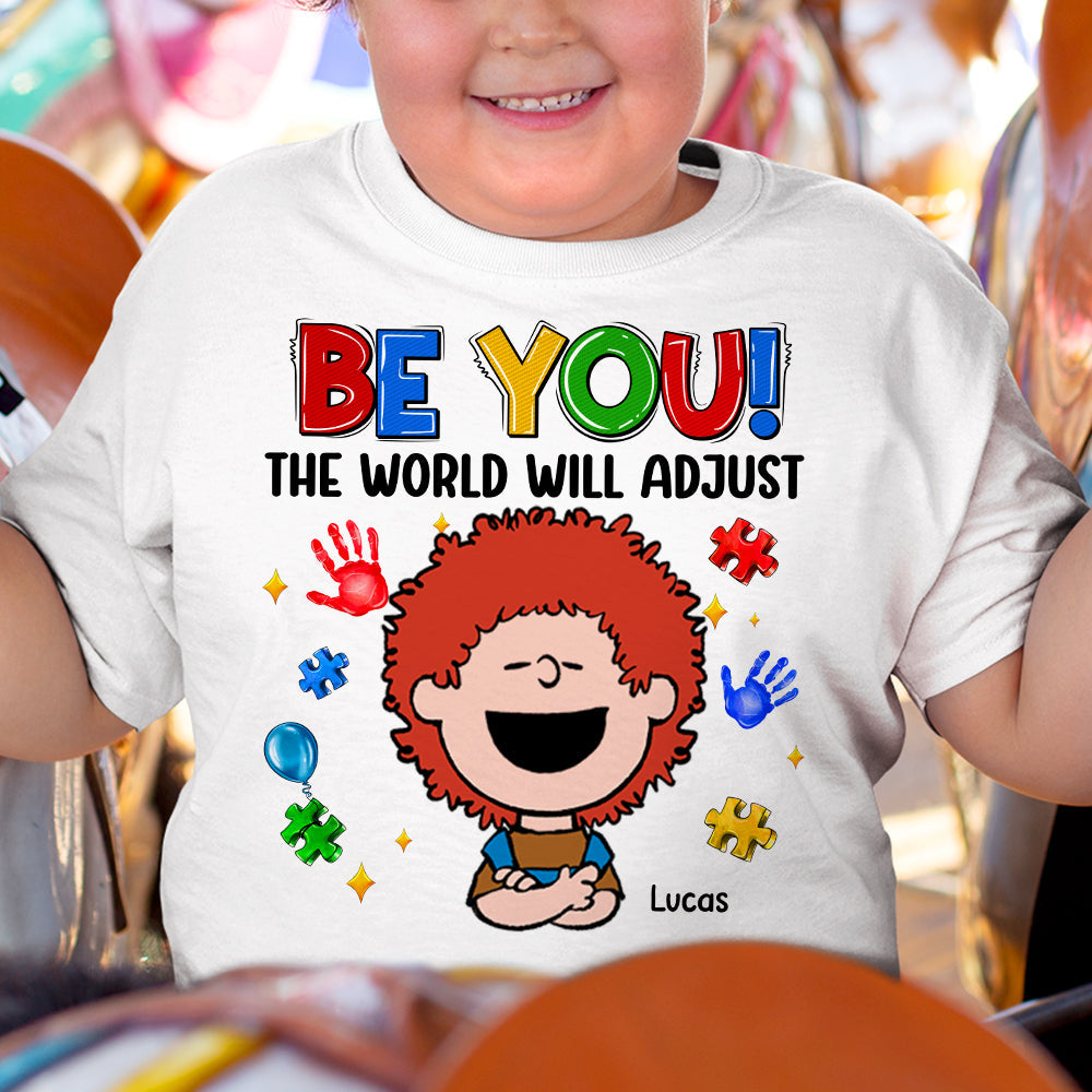 Personalized Gifts For Autistics Shirt 02hutn200225hh Be You The World Will Adjust-Homacus