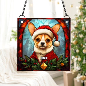 Personalized Gifts For Dog Lovers Suncatcher Ornament 05hutn090924 Chihuahua-Homacus