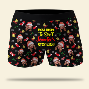 Custom Photo Gifts For Christmas Men's Boxers and Women's Brief 01xqpu120924-Homacus