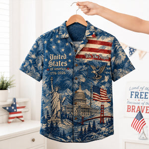 Land Of The Free Hawaiian Shirt - Personalized Gifts For Patriots 02PALU260526-Homacus