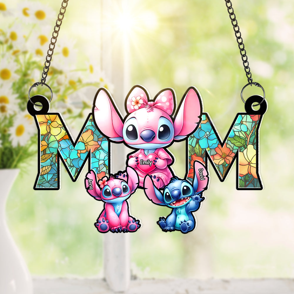 Personalized Gifts For Mom Window Hanging Suncatcher Ornament 02ohqn280225-Homacus