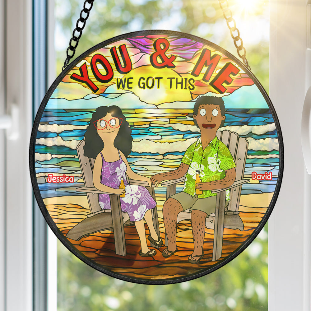 Personalized Gifts For Couple Stained Glass 01huqn280225pa-Homacus