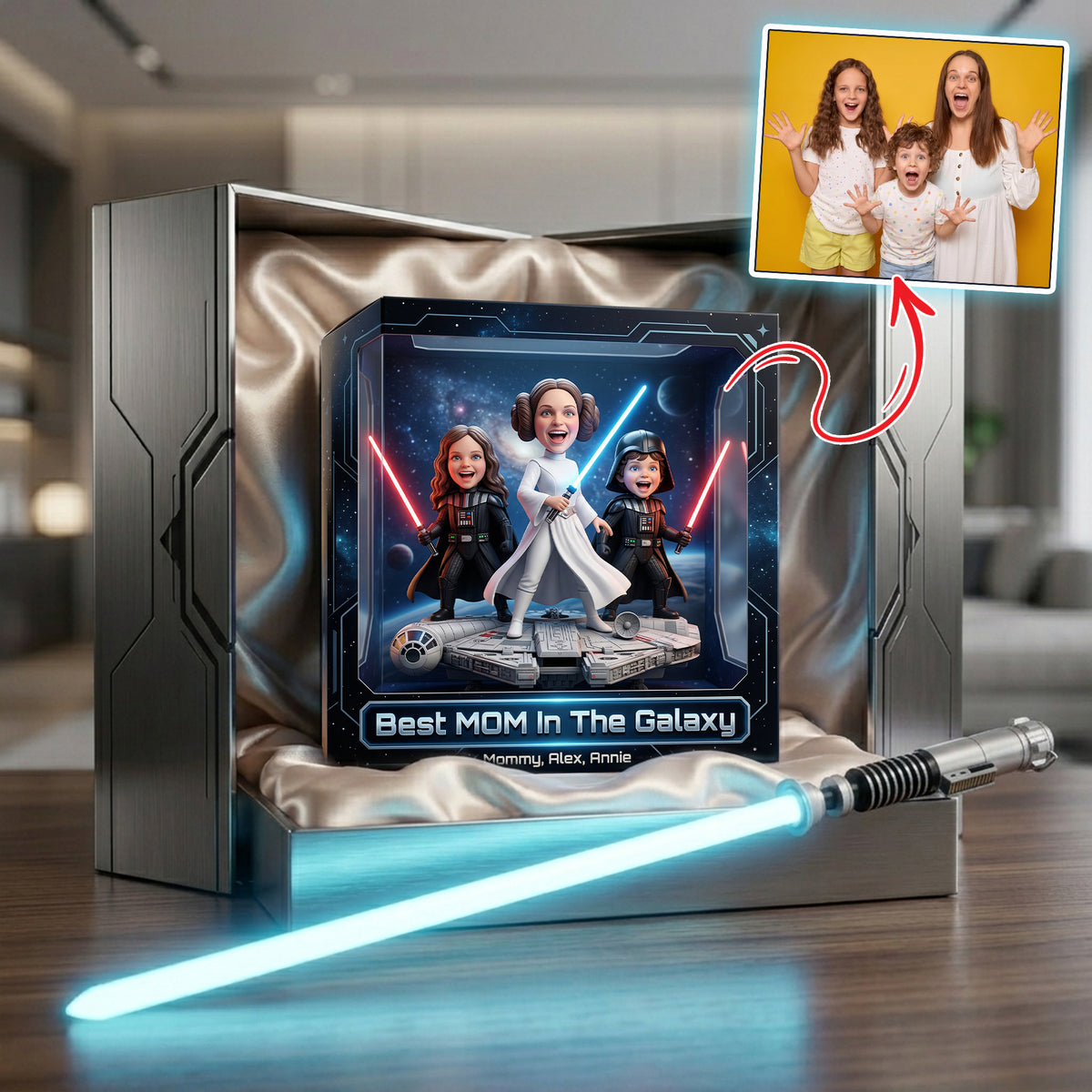 Custom Photo Fantastic Mom Troop Acrylic Plaque, Personalized Gifts For Moms 03qhlu260326-Homacus