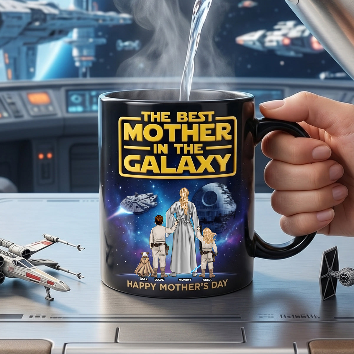 The Best Mother Magic Mug - Personalized Gifts For Mothers 03natn140426-Homacus