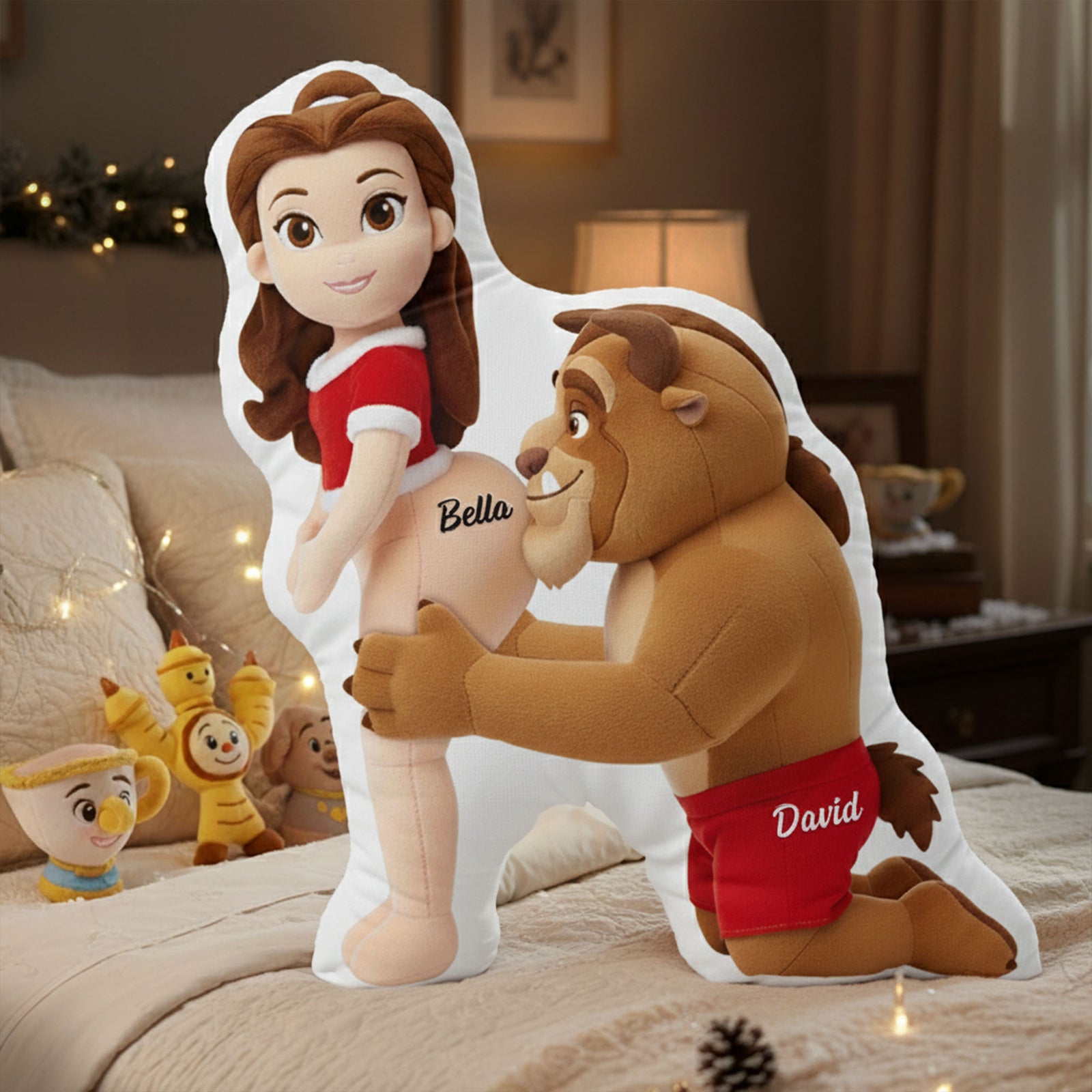 Sweet Couple Pillow Personalized Gifts For Couple 06OHLU141125-Homacus