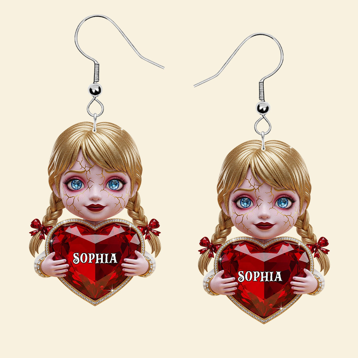 Personalized Horror Characters Acrylic Earrings 04ohtn130625-Homacus