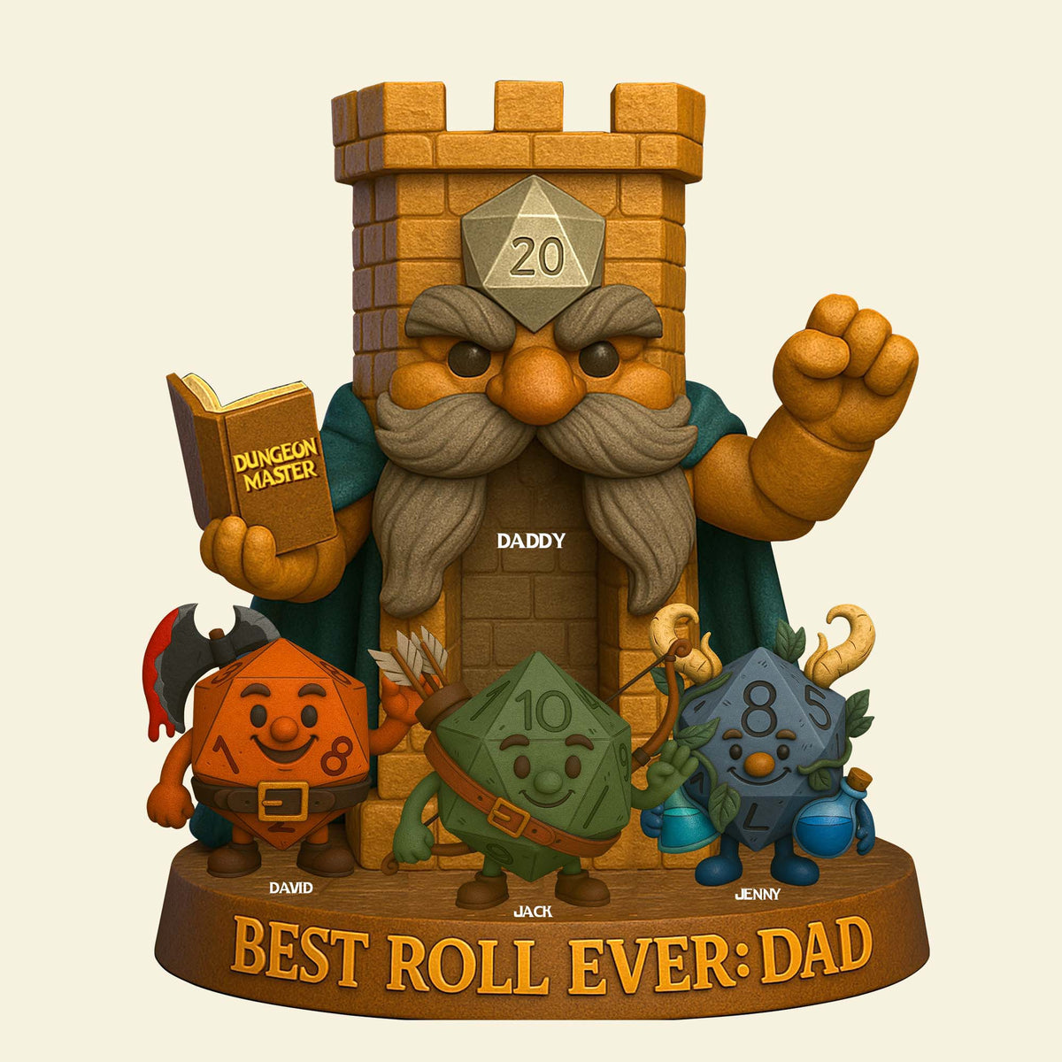 Best Christmas Roll Ever Plaque – Personalized Gifts For Gamer Dad 02natn050525-Homacus