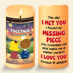 Personalized Gifts For Couple LED Candle I Love You Forever And Always 04TODT021224HG-Homacus