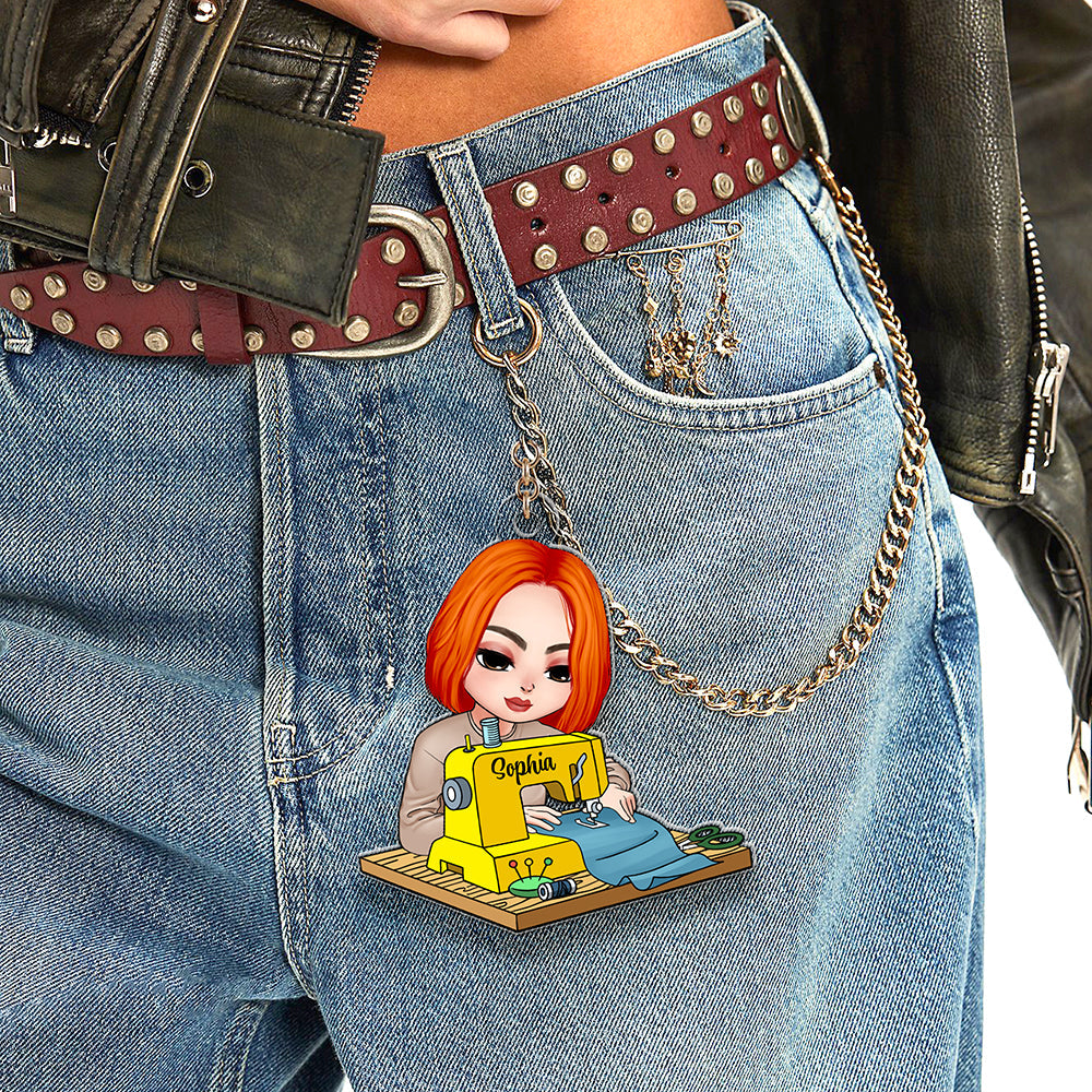 Personalized Gifts For Sewing Lover Keychain 01qnqn200225-Homacus