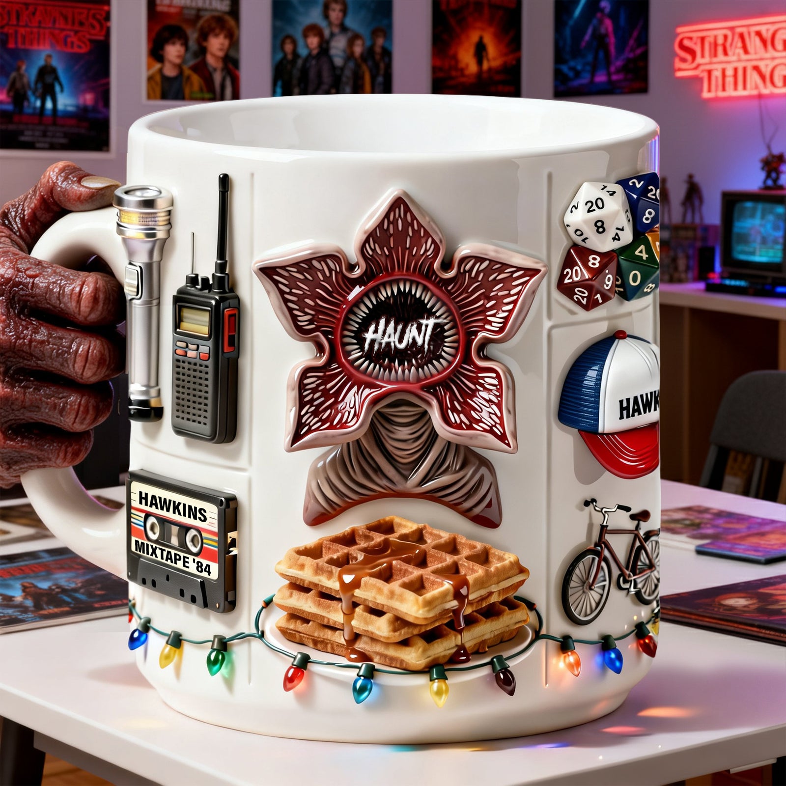 Retro Horror Adventure Coffee Mug - Personalized Gift For Fantasy Lovers 02NALU271225-Homacus