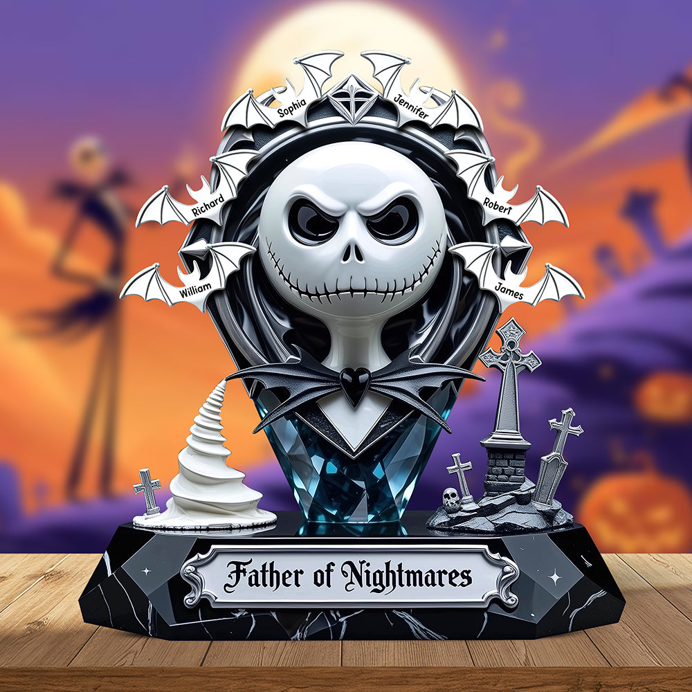 Father Of Nightmares Acrylic Plaque Personalized Gifts For Dad 03TGQN030525-Homacus