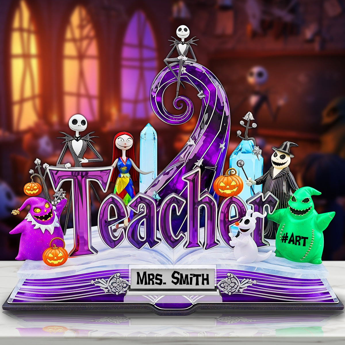Horror Teacher Plaque - Personalized Gifts For Teacher 04tglu170625-Homacus