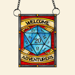 Gifts For Gamers, Welcome Adventures Suncatcher Ornament 02NAMH040924-Homacus