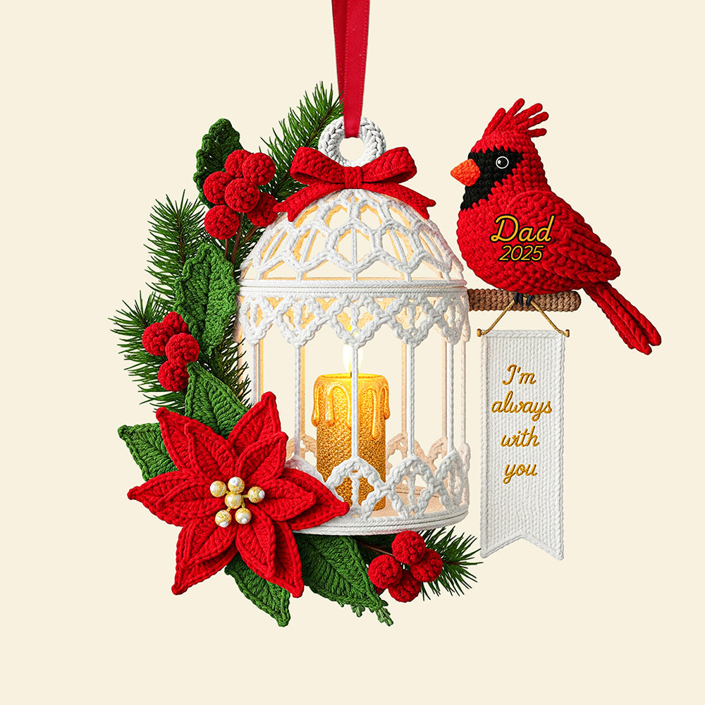 Memorial Cardinal Ornament - Personalized Gifts For Loved Ones 03nata050925-Homacus