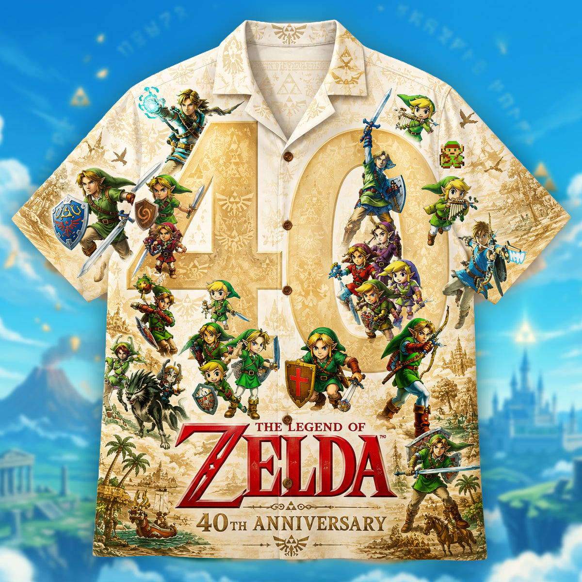 Legendary Adventure 40th Anniversary Hawaiian Shirt - Personalized Gifts 02nalu020626-Homacus