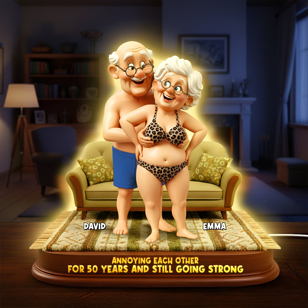 Annoying Each Other Couple Light Box - Personalized Gift For Couples 01NALU081225