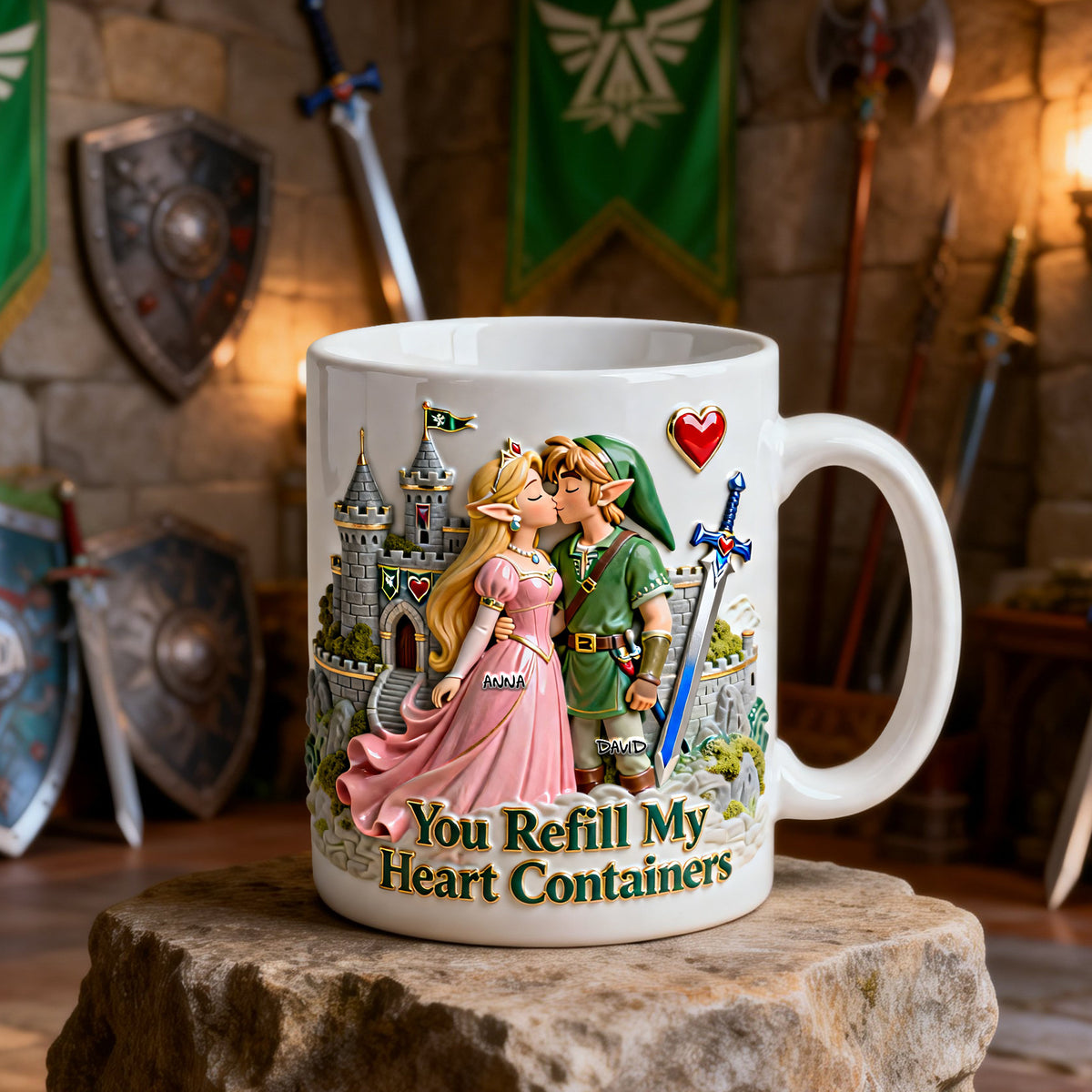 Fantasy Adventure Couple Coffee Mug - Personalized Gifr For Couples 05NALU140126-Homacus