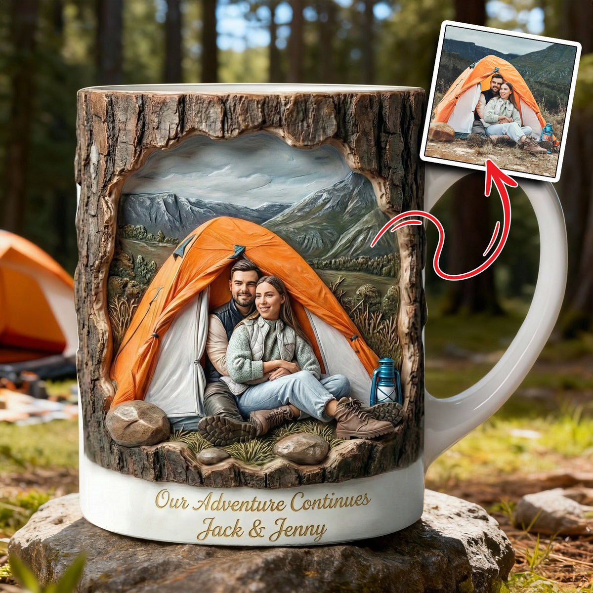 Camping Coffee Mug - Custom Photo Gifts 04hulu311225-Homacus