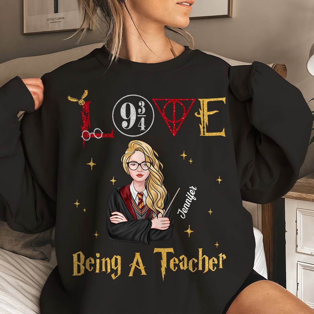 Personalized Gifts For Teacher Shirt Love Being A Teacher 02ohhn270124-Homacus
