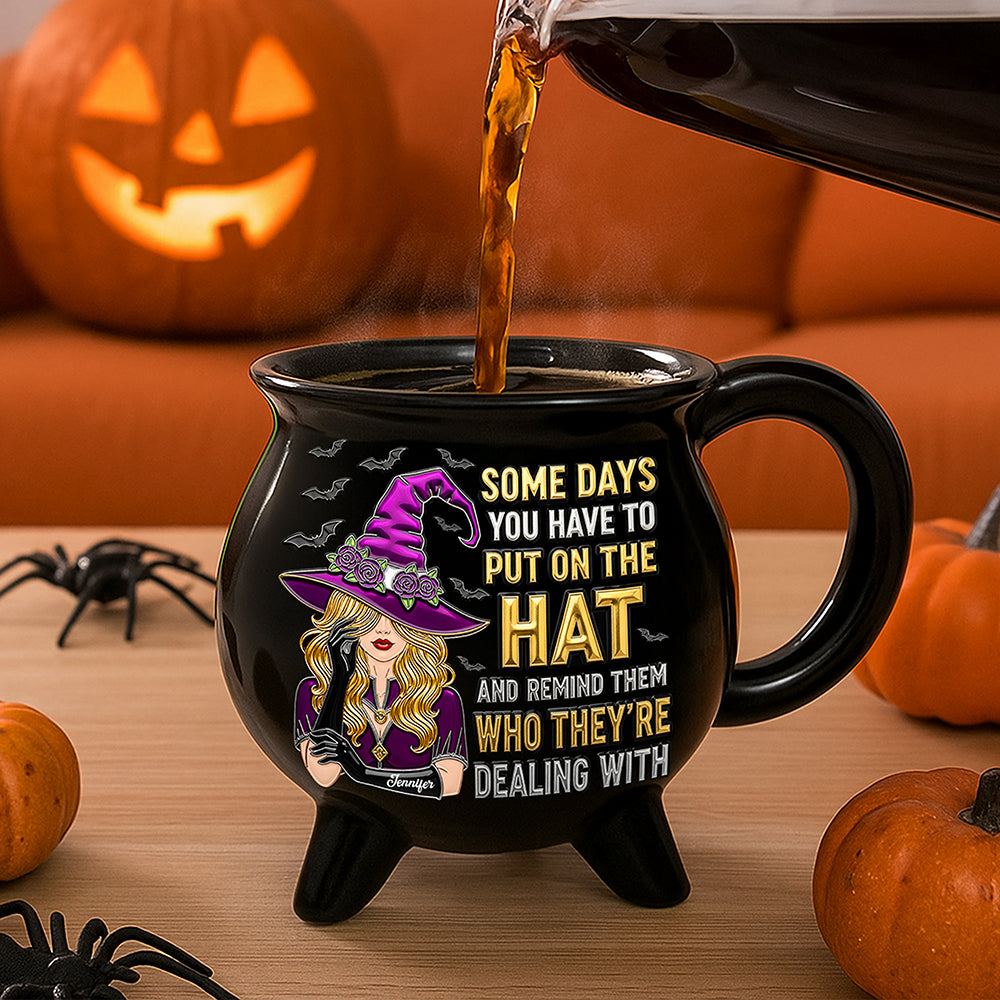 Sassy Witch Cauldron Mug – Personalized Halloween Gifts For Witch Lovers 01ohqn040925-Homacus