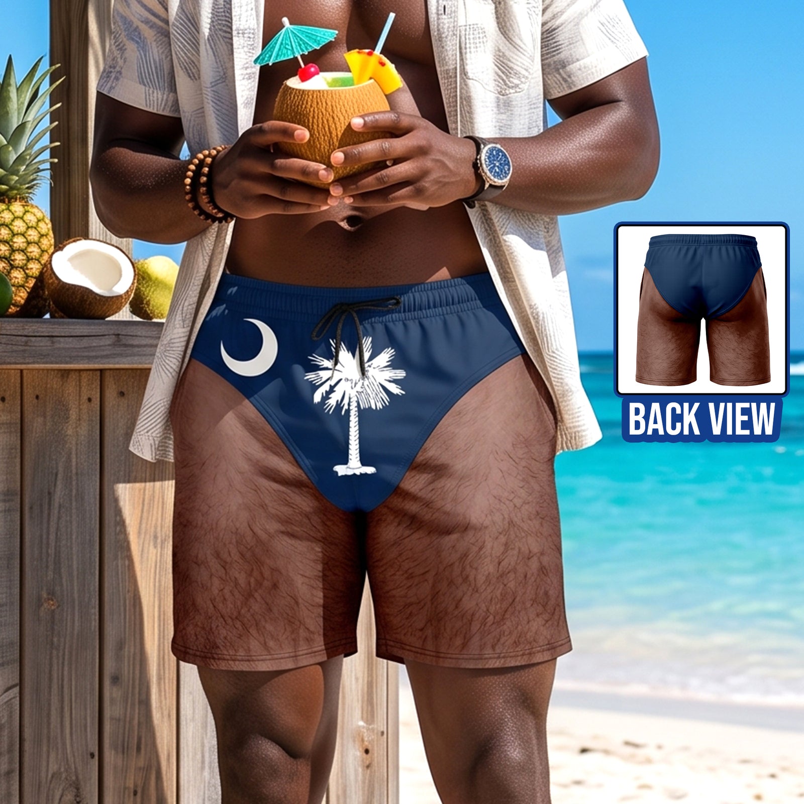 US States Men's Beach Shorts - Personalized Gifts For Him 03naqn130726-Homacus