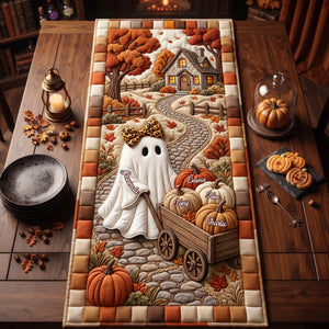 Grandma Halloween Quilted Table Runner - Personalized Gifts For Halloween 01pglu020926