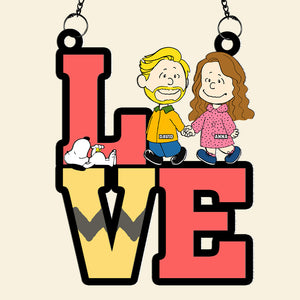 Personalized Gifts For Couple Suncatcher Ornament 05NATN100624HH-Homacus