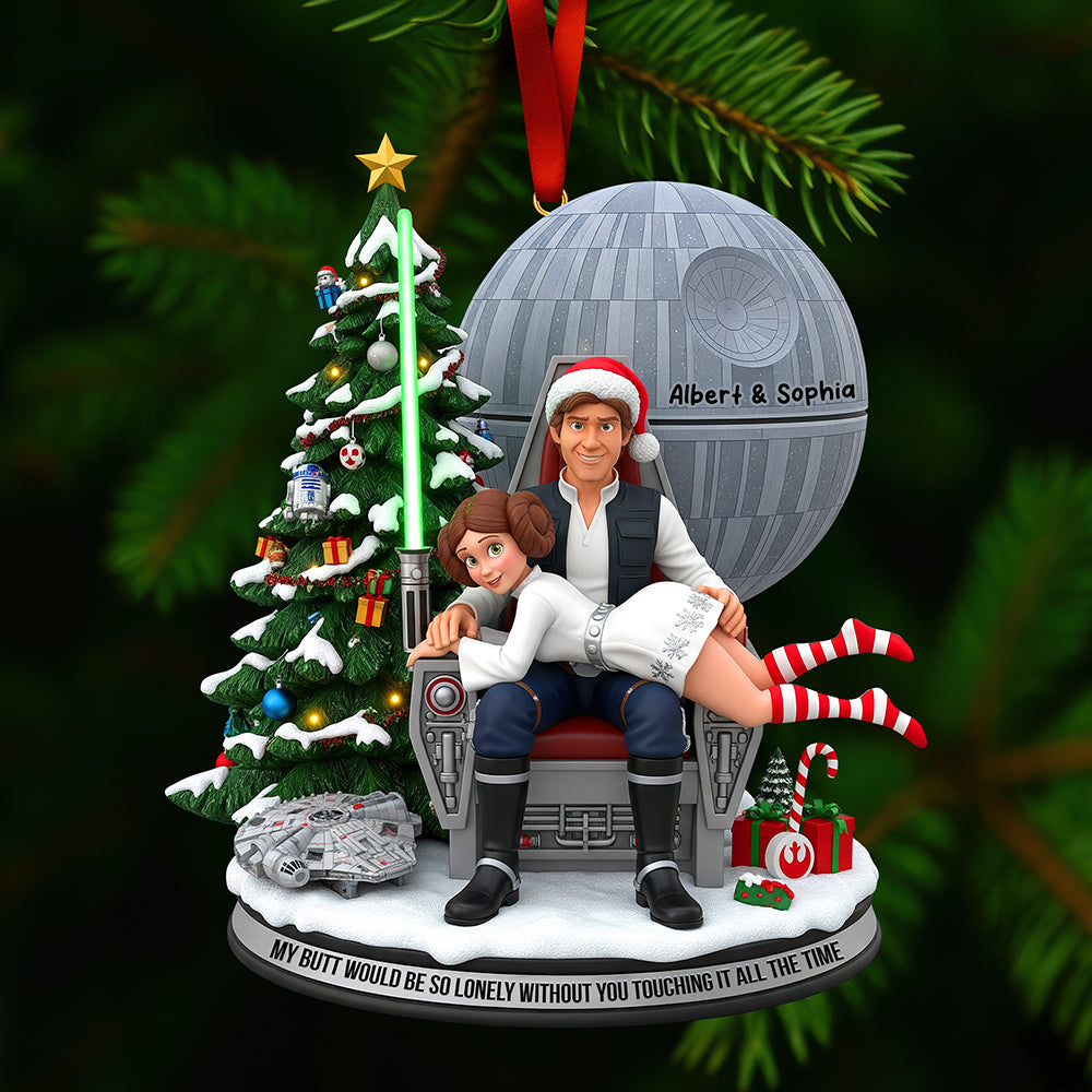 Forever Love Christmas Ornament, Personalized Gifts For Couple 03NAQN190925-Homacus