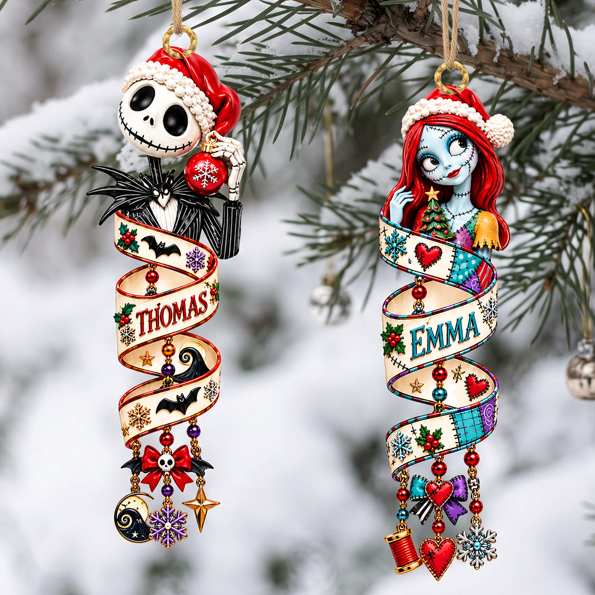 Spooky Festive Magic Acrylic Ornament - Personalized Gifts 03TYTA071026-Homacus