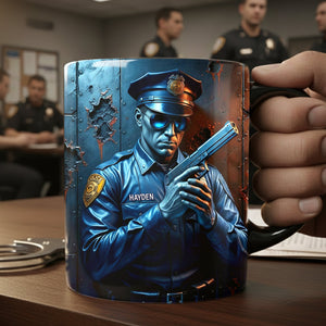 Serve With Pride Police Mug - Personalized Gift For Police 03TOLU081225-Homacus