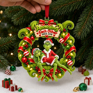 Annoying Each Other Christmas Ornament - Personalized Gifts For Couple 08ohlu300926