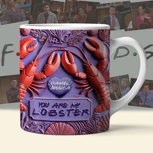 Personalized Gifts For Couple Mug, Lobster Couple 03QHLU101224-Homacus