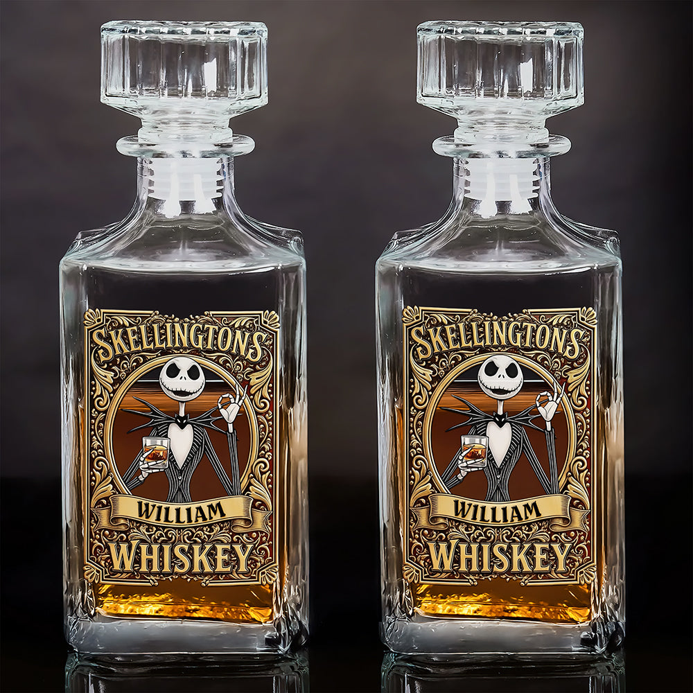 Creepy Cool Whiskey Decanter Set - Personalized Gifts For Him 02PAQN200825-Homacus