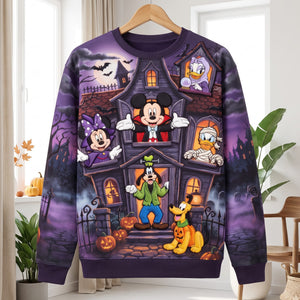 Spooky Childhood Haunted House Shirt - Personalized Gifts For Halloween Shirt 05TYQN300726
