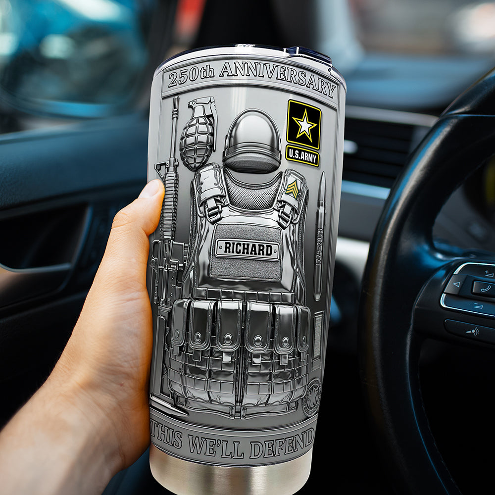 Military Commemorative Tumbler – Personalized Gift for Soldiers 05tgqn020725-Homacus