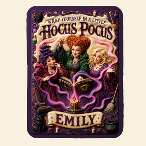 Witch Lover Blanket - Personalized Gifts For Halloween Blanket 02HADT140826-Homacus