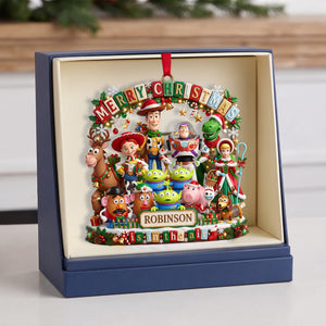Festive Friends Acrylic Ornament – Personalized Christmas Gift For Families 02PALU010826-Homacus