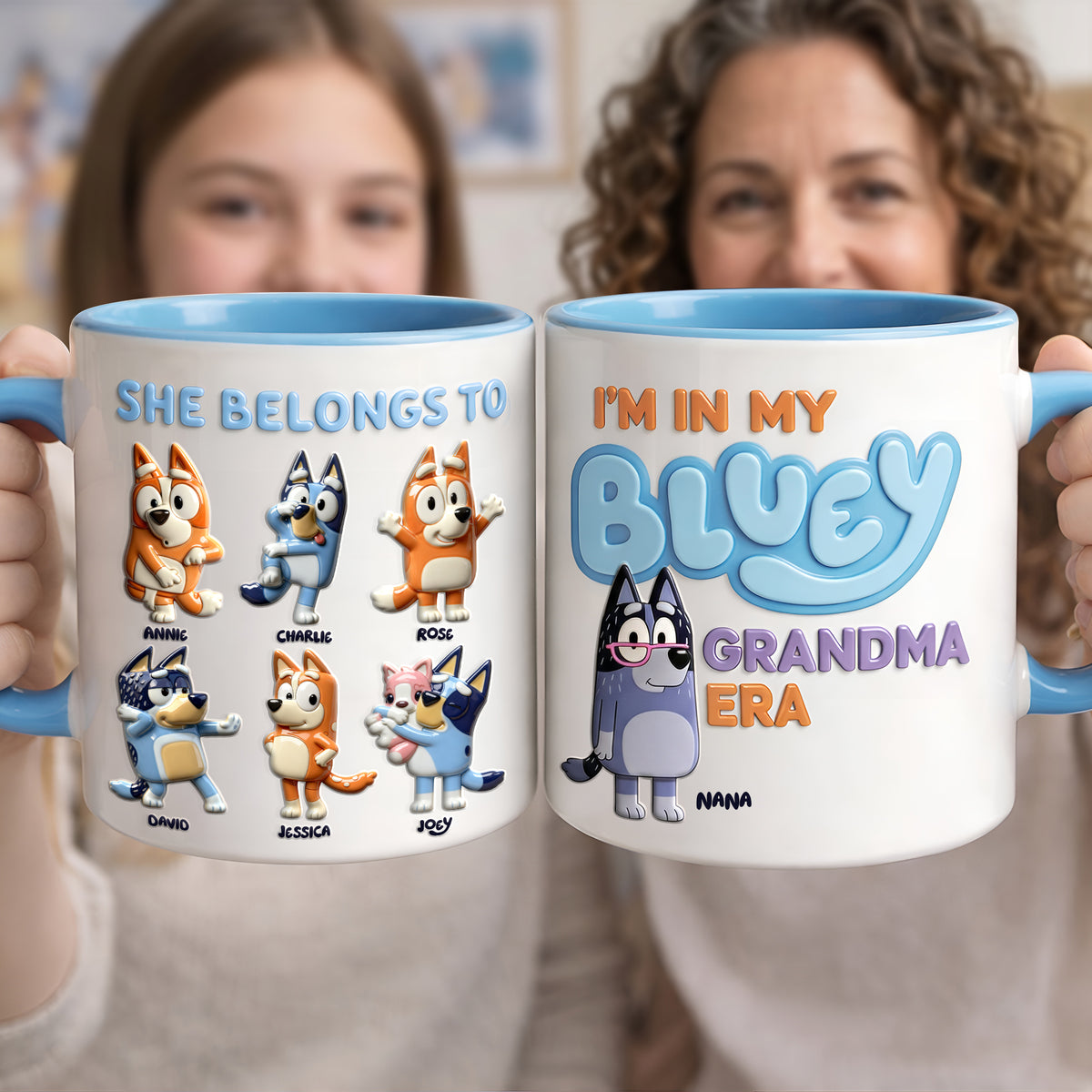 In My Grandma Era Accent Mug - Personalized Gift For Mom 01KILU050326-Homacus